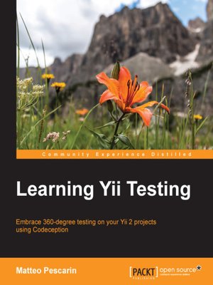 cover image of Learning Yii Testing